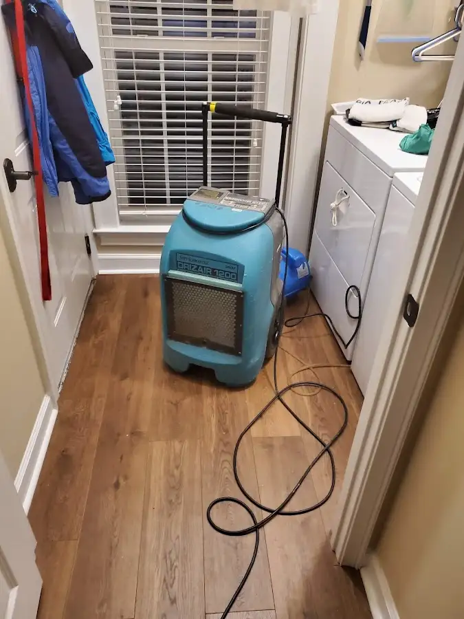 Commercial dehumidifier deployed for Flood Damage Cleanup in Lumberton